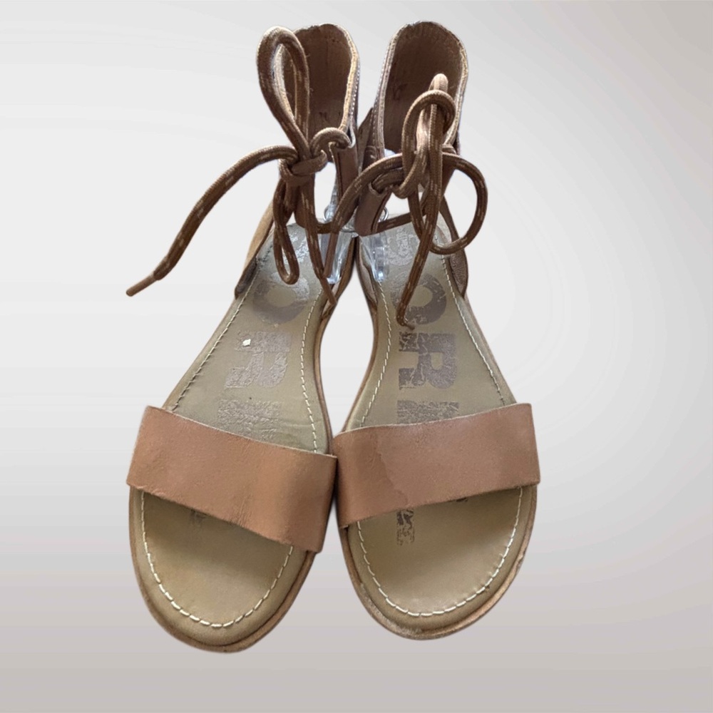 Sorel Ella Lace-Up Sandals.